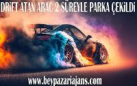 Drift atan araç 2 ay süreyle parka çekildi.