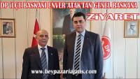 DP Beypazarı İlçe Başkanı Enver Atak, yaptıkları Kongrenin ardından Genel başkana ziyarette bulundu: