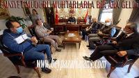 İlçe Emniyet Müdürü, mültecilerin yaşadığı mahalle muhtarlarıyla bir araya geldi.