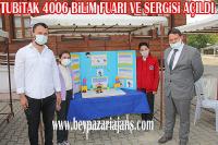 Beypazarı Orta Okulu öğrencileri TÜBİTAK 4006 Bilim Fuar’ı sergisi açıldı.