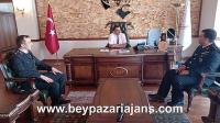 İlçe Jandarma Komutanlığından Kaymakam Erdoğan’a 183. Kuruluş yıldönümü ziyareti: