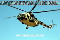 Jandarma Komutanlığından Havadan ve Karadan trafik denetimi yapıldı: