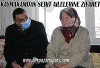 Beypazarı Kaymakamı Oktay Erdoğan’dan şehit ailelerine ziyaret: