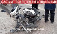 Motosikletli Kurye Ağır yaralandı: