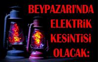 -Beypazarı İlçesinde yarın elektrik kesintisi olacak:
