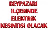 Beypazarı ilçesinde elektrik kesintisi: