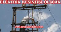 Beypazarında Elektrik kesintisi: