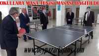  22 OKULA MASA TENİSİ MASASI DAĞITILDI