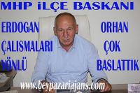 MHP İlçe Başkanı Erdoğan Orhan: “ çalışmalarımızı çok yönlü başlattık”