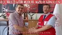 Kızılay Beypazarı temsilciliği, İlçe Milli Eğitim müdürü Cengiz Yılmaz’ı da gönüllüler arasına kattı.