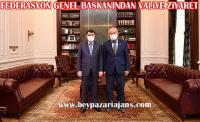 Başkent Muhtarlar Federasyonu Genel başkanından Ankara Valisine ziyaret: