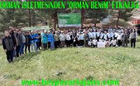 Beypazarı Orman işletme müdürlüğü, Ormanlarda yangınları önlemek amacıyla “Orman benim” Kampanyası düzenledi