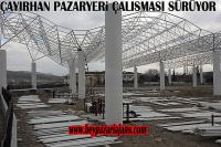 Nallıhan Pazaryerinde çalışmalar sürüyor: