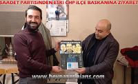 Saadet Partisi İlçe Başkanı ve Yönetim Kurulundan eski CHP İlçe Başkanına ziyaret:
