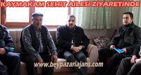 Kaymakam Oktay Erdoğan, şehit ailesi ve Kıbrıs Barış Harekatı gazileri ziyaretinde: