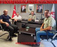 DP Beypazarı İlçe Başkanı Enver Atak’tan Eskişehir DP İl başkanına ziyaret: