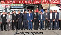 Beypazarı İlçesinde 19 Ekim Muhtarlar günü törenle kutlaması
