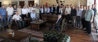 MUHTARLARDAN YENİ KAYMAKAMA ZİYARET:
