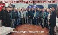 İyi Parti İlçe başkanı ve ekibinde Depelarkası Derneğine hayırlı olsun ziyareti:
