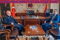 Kaymakam Vedat Yılmaz’dan Emniyet Müdürlüğüne ziyaret: