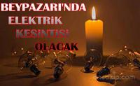 Beypazarı ilçesinde CUMA günü Elektrik kesintisi olacak: