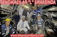 Sendika yetkilileri Madencileri çalıştıkları ortamda ziyaret etti: