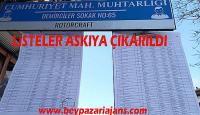 Seçmen Listeleri askıya çıktı: