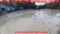 Beypazarı’nda Şiddetli sağanak yağmur hayatı felç etti: 