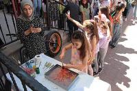 Cumhuriyet İlkokulu Yılsonu Resim sergisi açıldı: