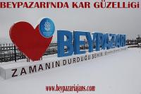 Bankentin Beypazarı İlçesinde Karla mücadele çalışması aralıksız olarak sürdü: