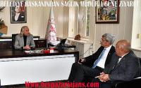 Belediye Başkanından İlçe Sağlık müdürlüğüne ziyaret: