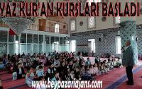 Yaz Kur'an Kurları İlçe Müftüsünün Konuşasıyla başladı: