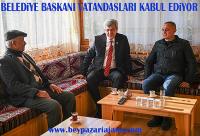 Beypazarı belediye başkanı Tuncer Kaplan: “vatandaşlarımızı dinlemeye devam ediyoruz”