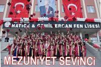 Hatice-Cemil Ercan Fen Lisesinde Mezuniyet sevinci: