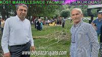 Beypazarı İlçesinde Yağmur Ve şükür duaları sürüyor: