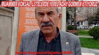 LİSTELERDE YEREL ADAYLAR GÖRMEK İSTENİYOR.