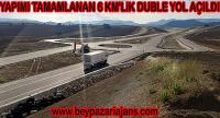 D140 Kontra kesim nolu karayolunda, yapımı tamamlanan 6 km’lik Duble yol, ulaşıma açıldı.