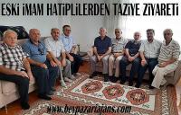 Eski İlçe Milli Eğitim müdürünün ölmesinin akabinde, onun döneminde mezun olan İmam hatiplilerden taziye ziyareti: