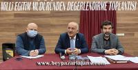 İlçe Milli Eğitim Müdürü Hürrem Dursun, okul müdürleriyle bir araya geldi.