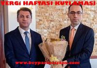 vergi Dairesi müdürlüğünden 36. Vergi Haftasında Kaymakama Ziyaret:
