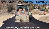 Beypazarı’nın Eski beldesi Karaşar’da Asfalt sevinci