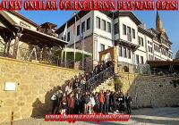 Alman Liseliler Kültür ve Eğitim vakfı, ALKEV Özel okulları, Anadolu Fen lisesi öğrencilerinin Beypazarı gezisi: