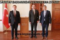Sayıştay Başkanı Metin Yener’den Beypazarı kaymakamına ziyaret: