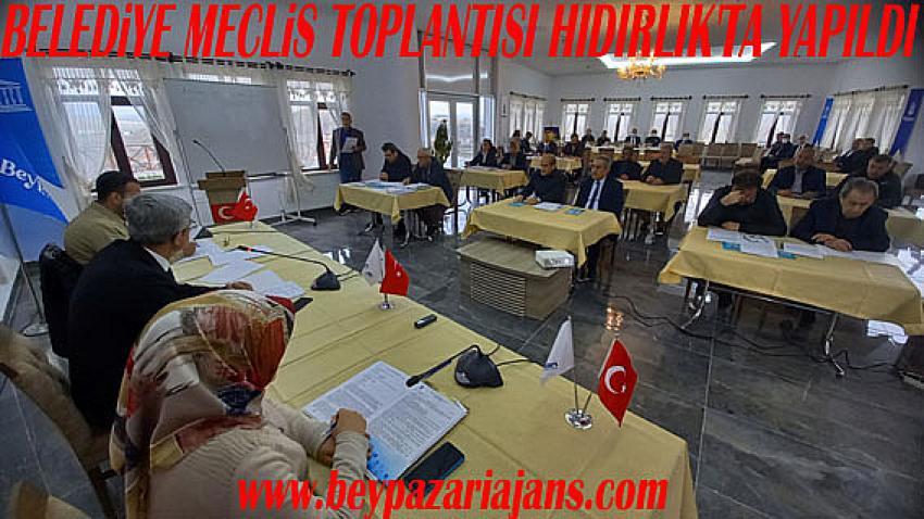 Beypazarı Belediyesinin Nisan ayı meclis toplantısı gerçekleştirildi.
