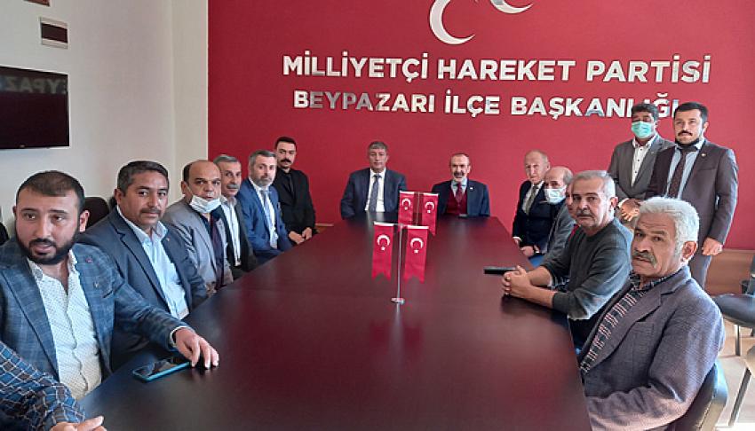 MHP''DEN BEYPAZARI ZİYARETİ.