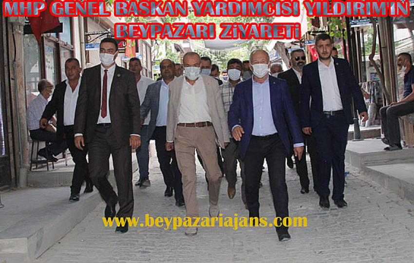 MHP Genel Başkan yardımcısı Yaşar Yıldırım, Beypazarı ve Nallıhan ilçelerine ziyarette bulundu.