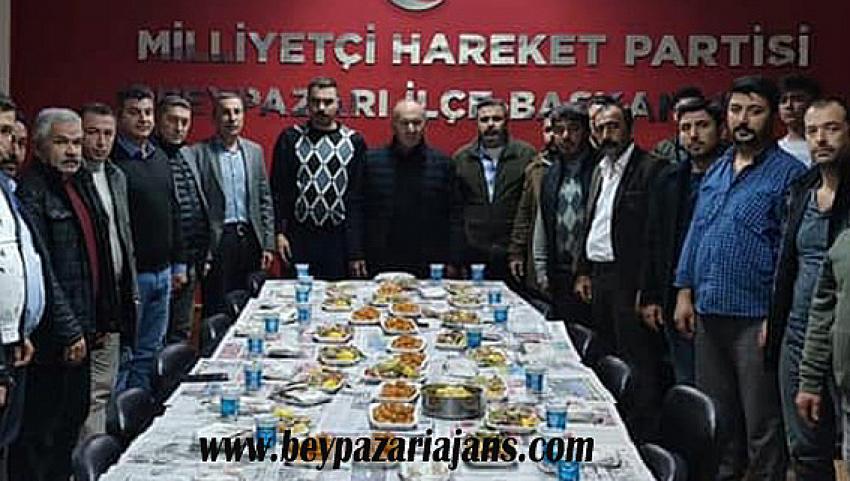 MHP Beypazarı İlçe başkanlığı istişare toplantısında bir araya geldi.