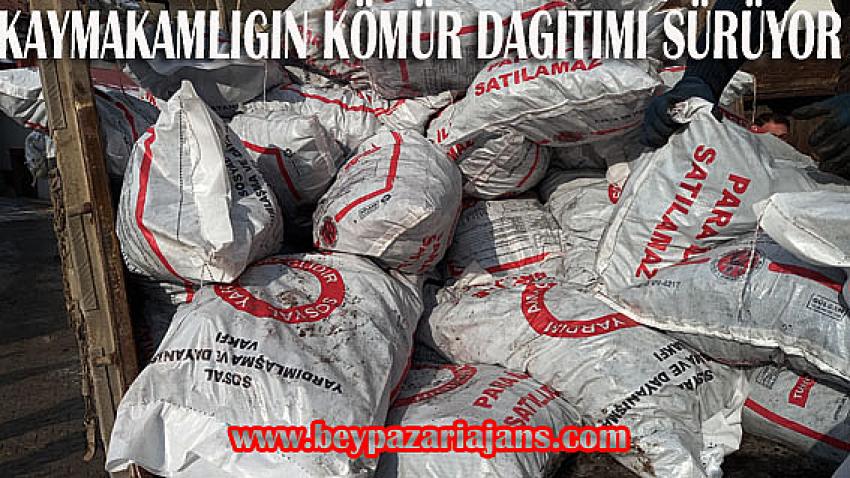 Dar gelirliye Kömür dağıtımı sürüyor.