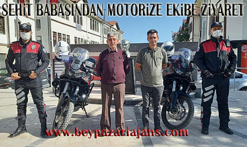 Şehit Babasından Motorize(Yunus) ekipler amirliğine ziyaret: