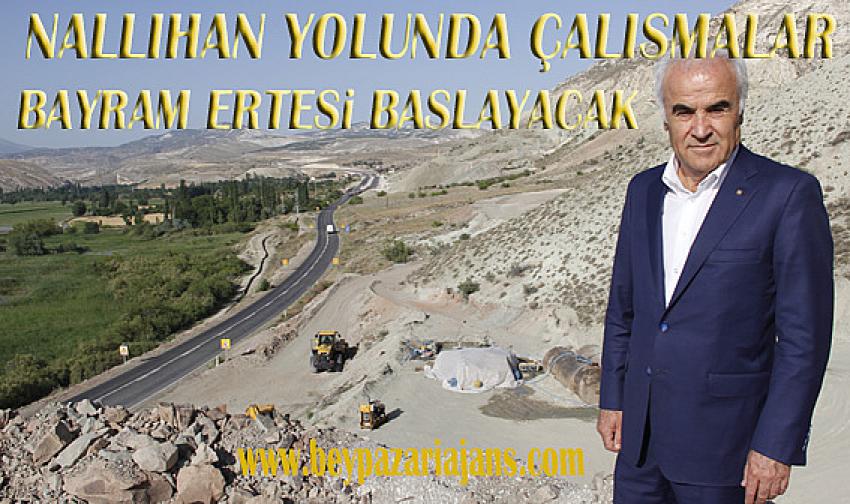 Nallıhan Karayolunda yol yapım çalışmaları başlayacak: